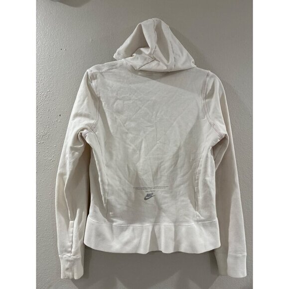 Nike Air Jacket Womens Athletic Hoodie White Size Large multicolor logo letters - Picture 2 of 9